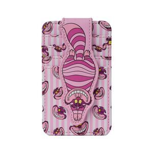 New Womens Disney Cheshire Cat Card Holder Wallet Button Snap Closure
